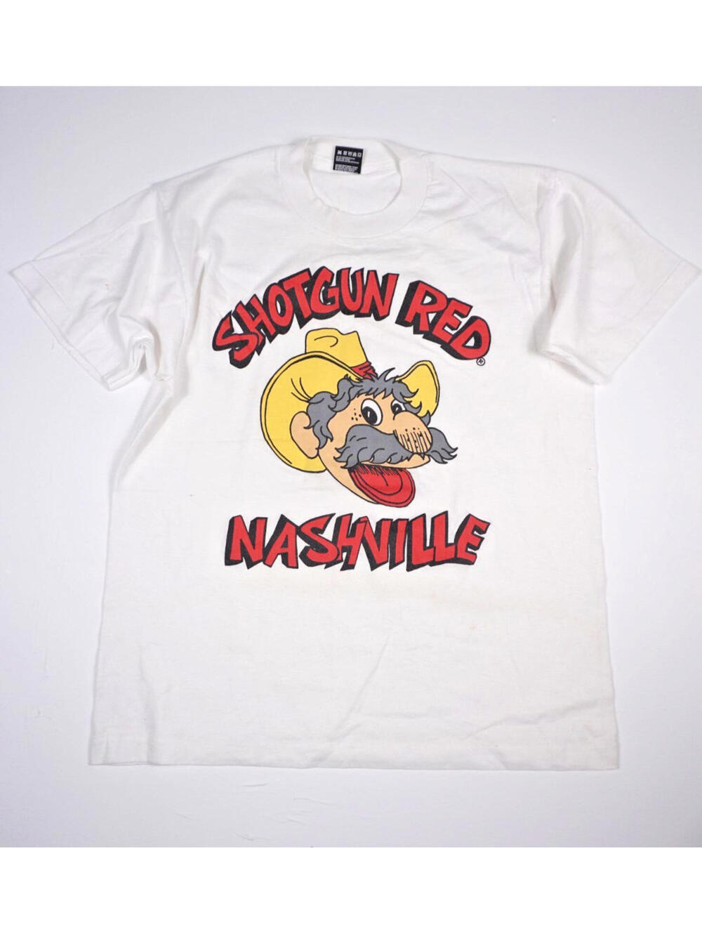 Vintage 90s Shotgun Red Nashville Single Stitch T Shirt Large Mens Redneck Tee